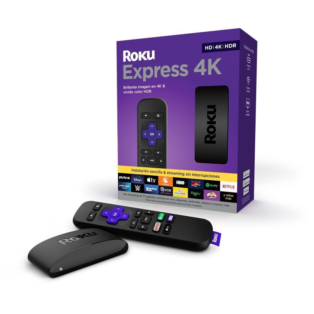 Roku Express 4k+ (3940) Streaming Media Player Hd 4k Hdr 