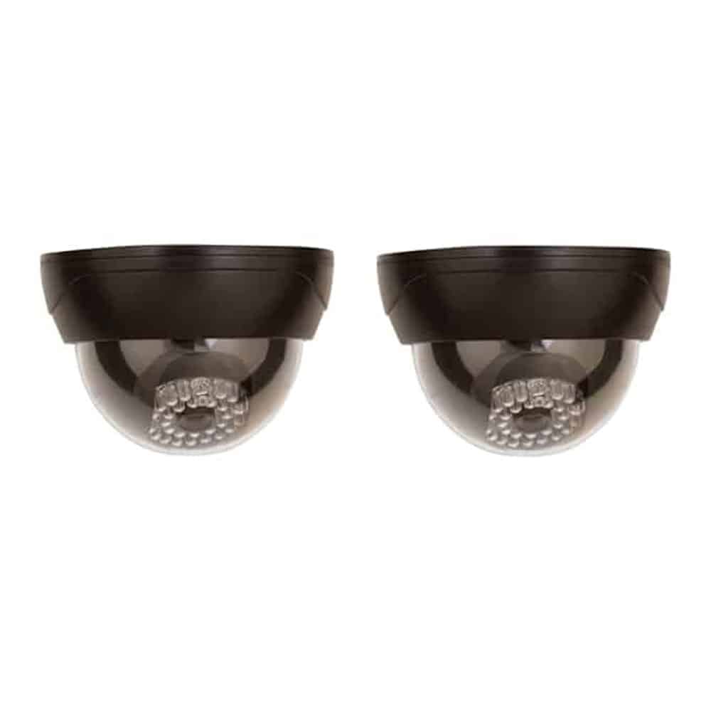 Killer Deals Indoor/Outdoor Dome Dummy Camera With Flashing LED x2 Combo