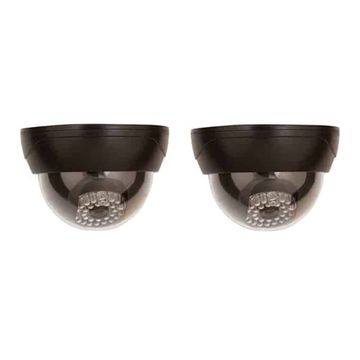 Killer Deals Indoor/Outdoor Dome Dummy Camera With Flashing LED x2 Combo