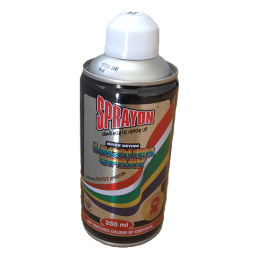 Sprayon Paint White Satin 250Ml - 2 Pack