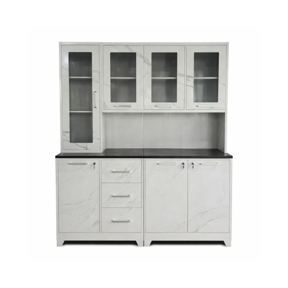 Kitchen Dresser Cabinet 1600mm – Spacious Storage with Easy-Clean Surfaces