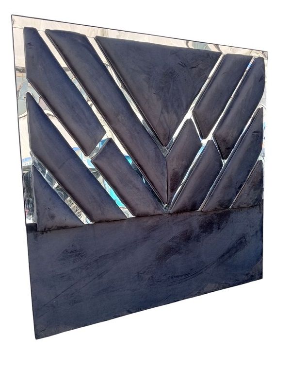 Blue room Queen Headboad mirror finish