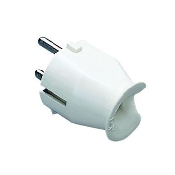 10/16A 2P+E 250V Plug White