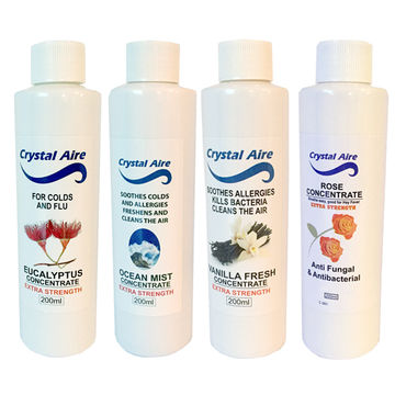 Assorted 200ml Crystal Aire Concentrates- 4 pack