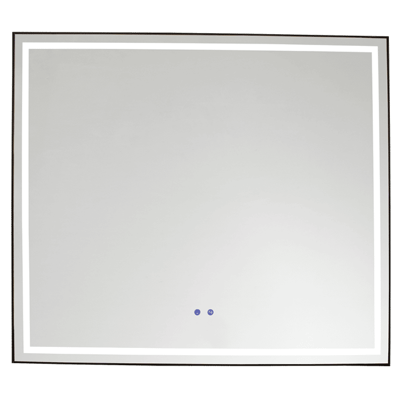 Mirror with a Black Aluminium Frame