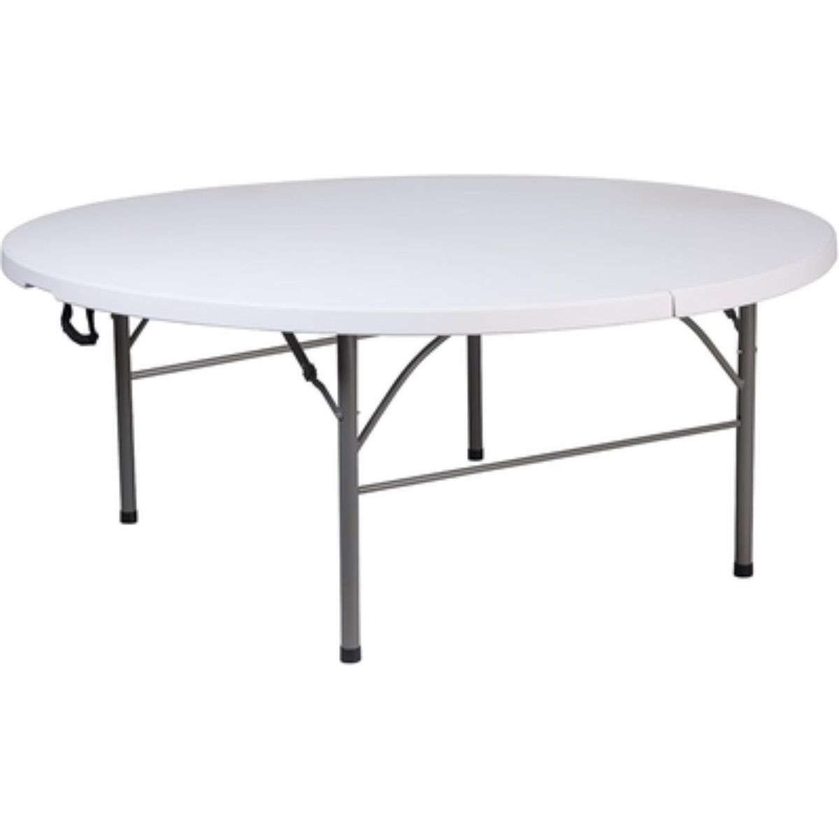 LASA Round Fold-in-Half Plastic Event Table - Portable, Lightweight