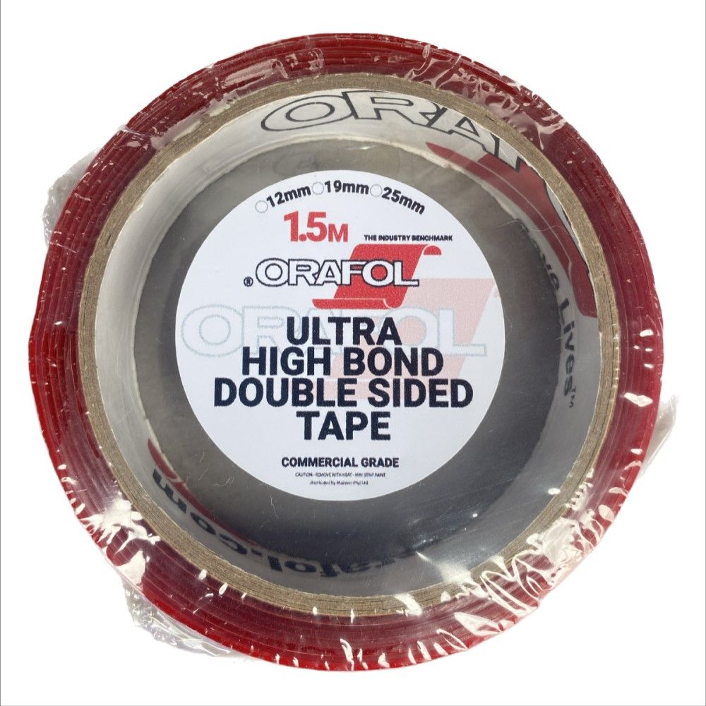 Orafol Clear Double Sided Tape 1x19mmx1.5m LEROY MERLIN South Africa