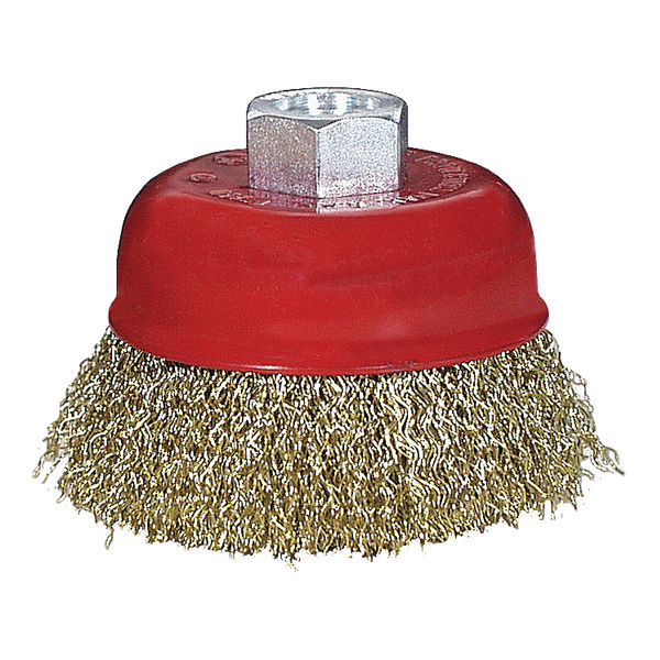Wire Cup Brush Crimped 75Mmxm14 Blister