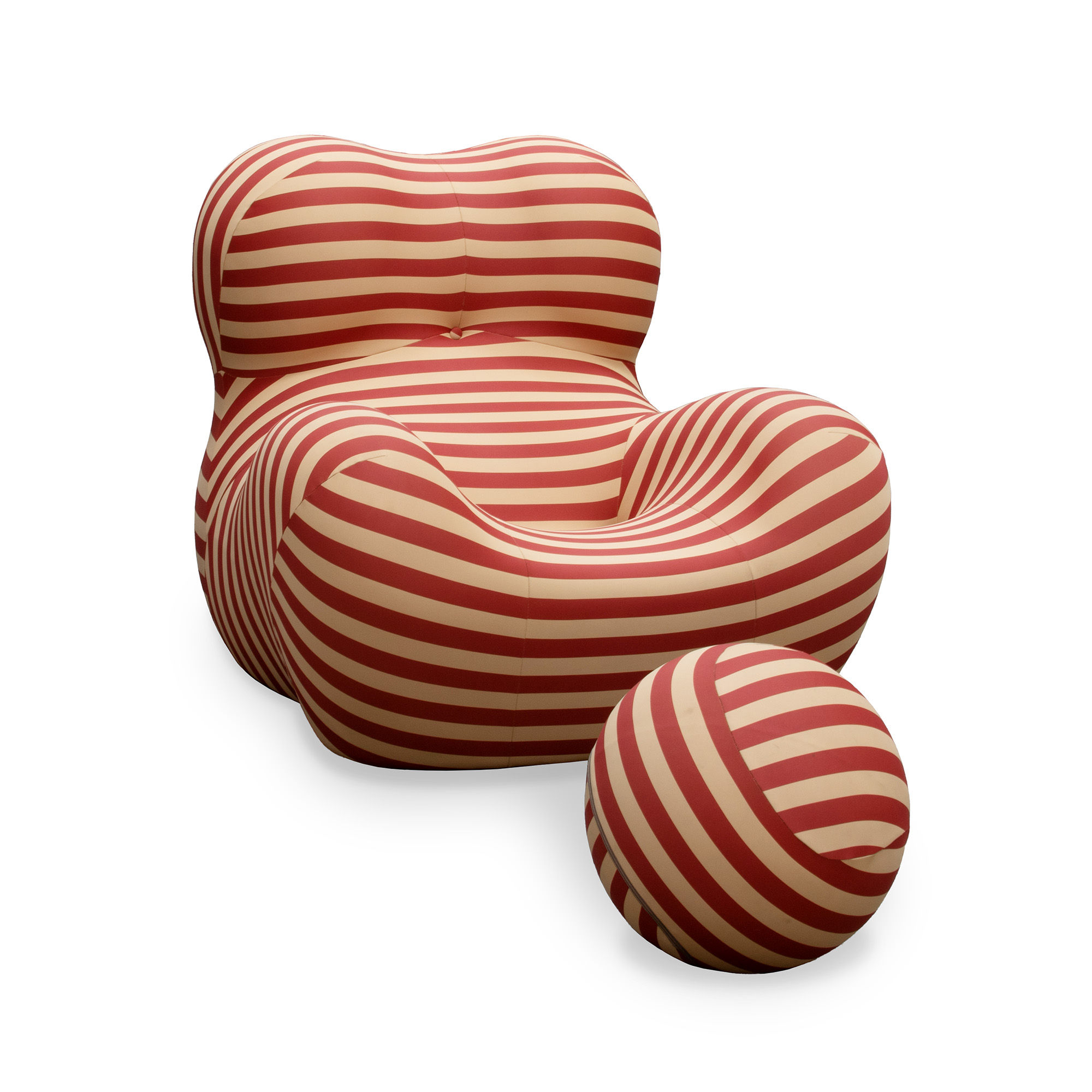 GOF Furniture Cothey oversized bean bag chair and ottoman.