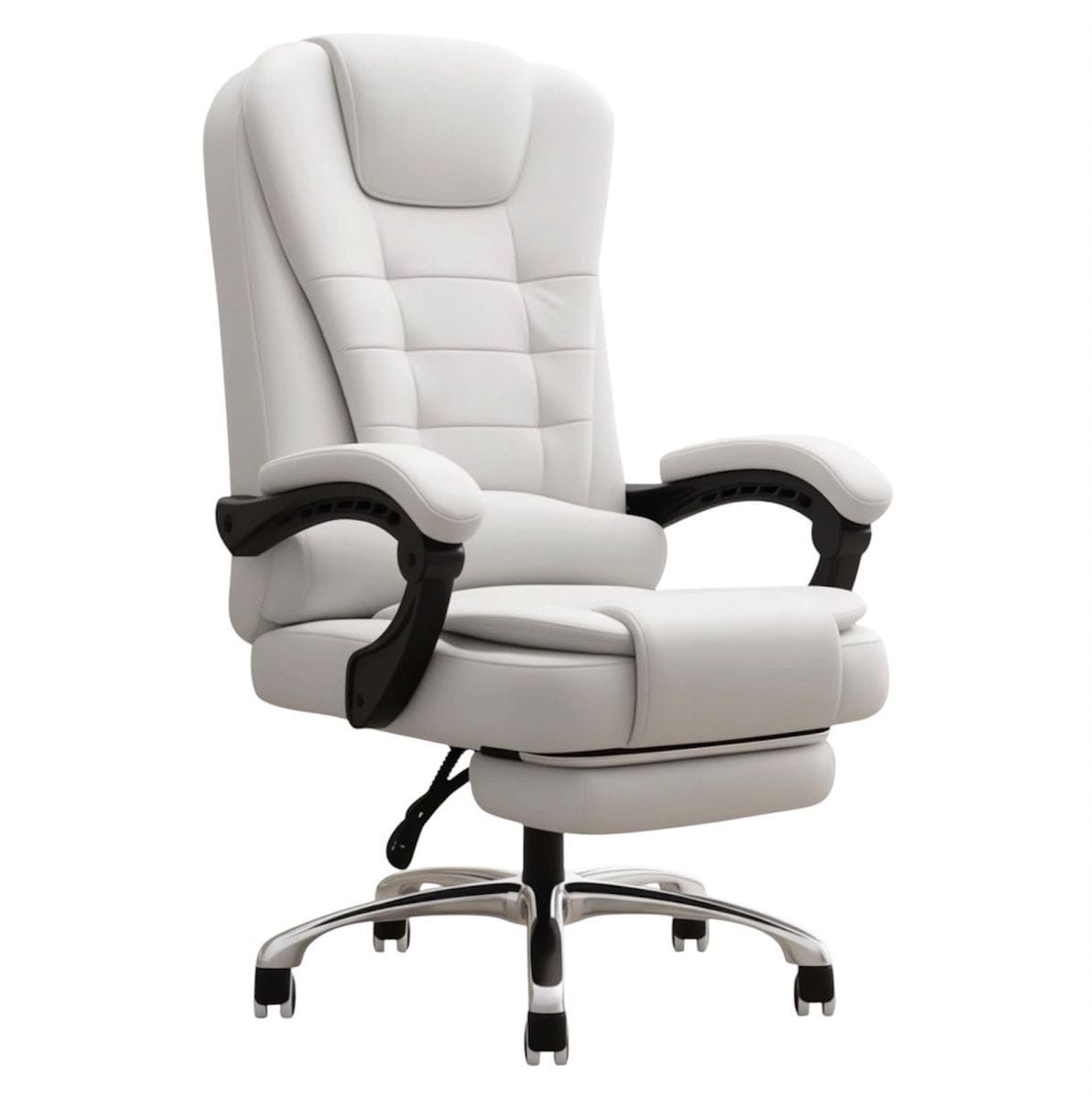 LBM FURN- Ergonomic Executive Office Chair- White