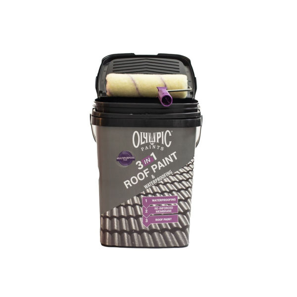 Olympic Paint 3 in 1 Roof 20LT Brown