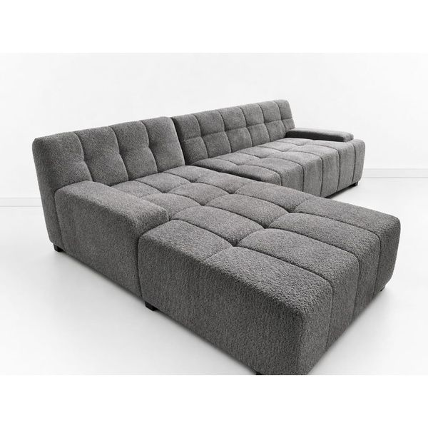 L-shaped sectional silhouette