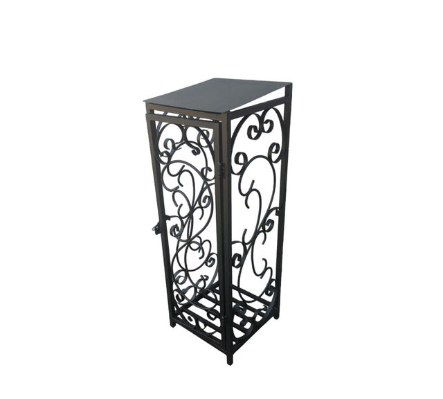 STEEL Gas Cylinder Cage Single 1 x19 kg -Decorative wrought iron
