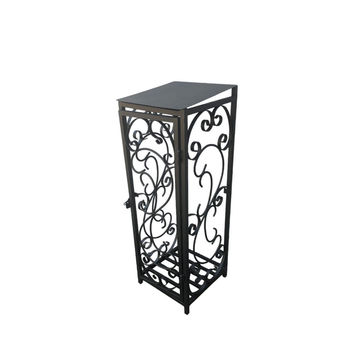 STEEL Gas Cylinder Cage Single 1 x19 kg -Decorative wrought iron