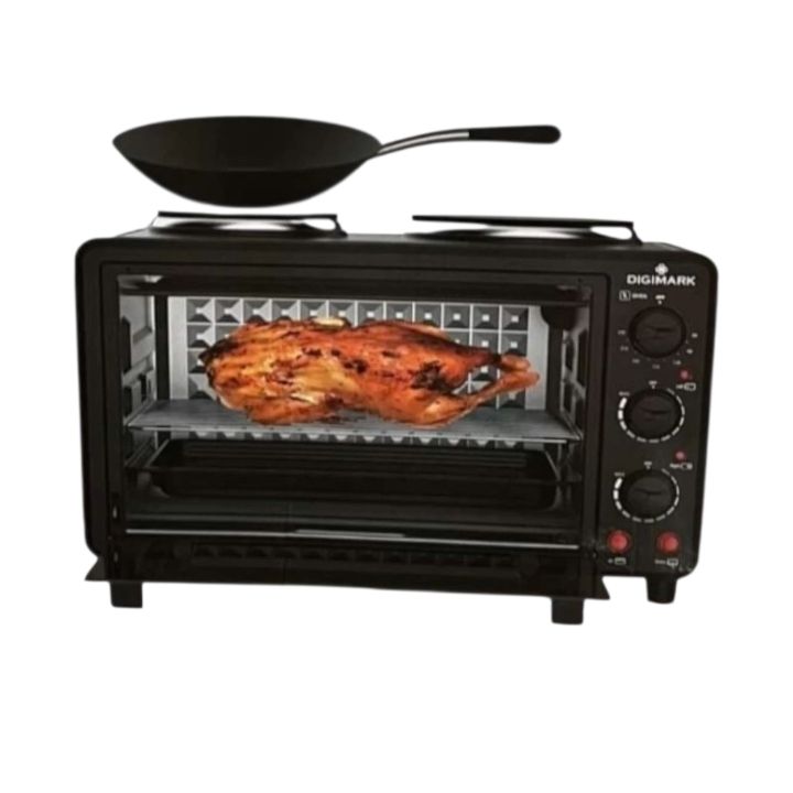 Digimark 3100W 32 Litre Electric Oven With 2 Solid Hot Plates
