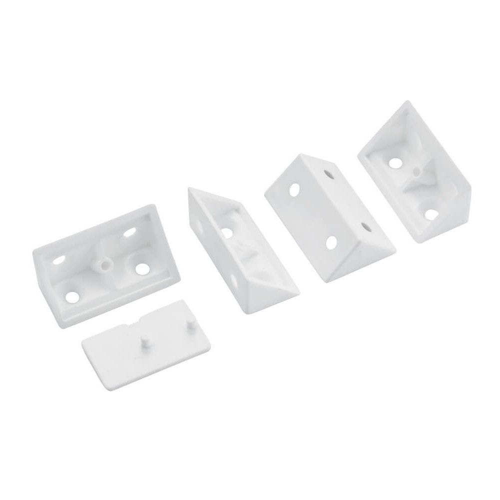 Corner Block & Cap 20 X 20mm Quantity:4