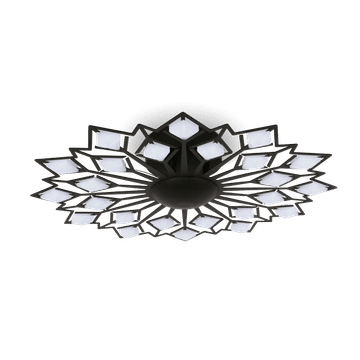 Zebbies Lighting Katana 20W Black LED Ceiling Light