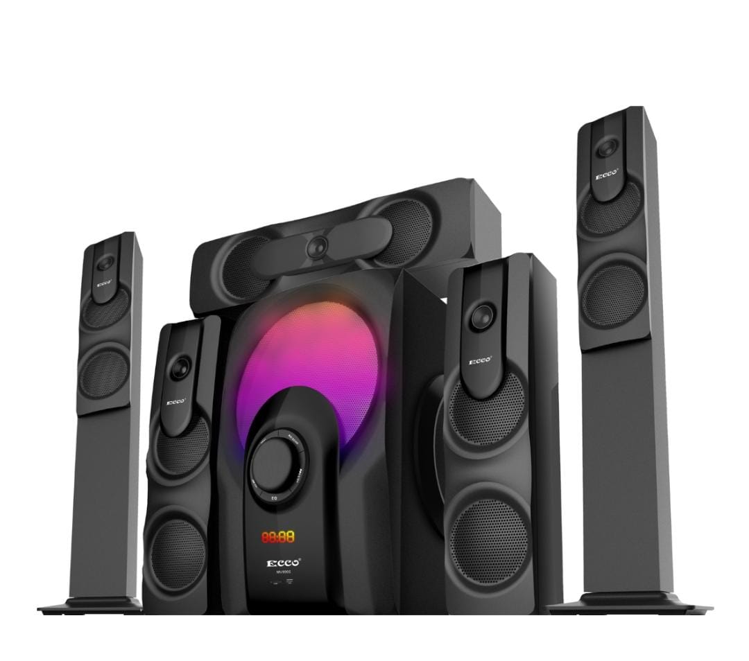 Ecco MV9995 5.1 Surround Sound Home Theater System - 12000W PMPO