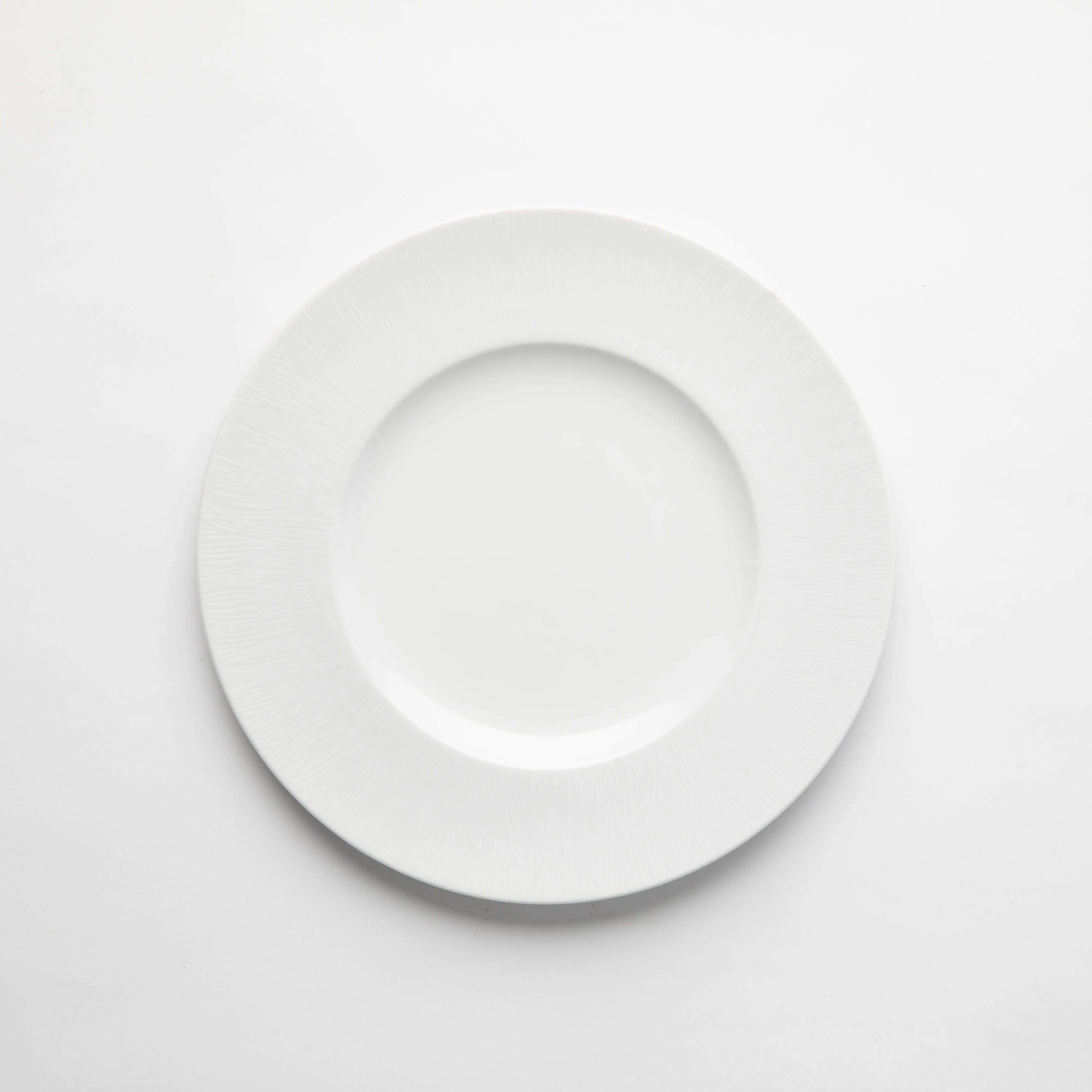 Hotel Collection - White Impressed Side Plate Set of 4