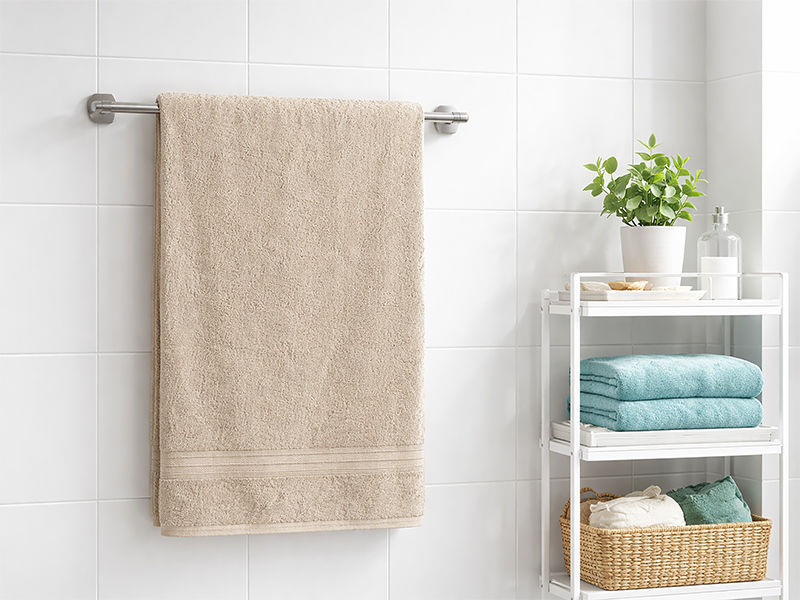 Plush 450GSM 70x130cms Bath Towels - Birch(1Pc Pack)