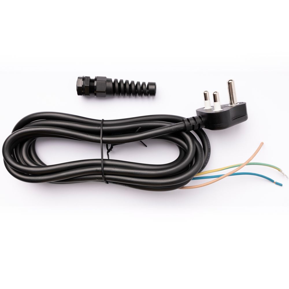 Electric cord c/w plugtop & protector