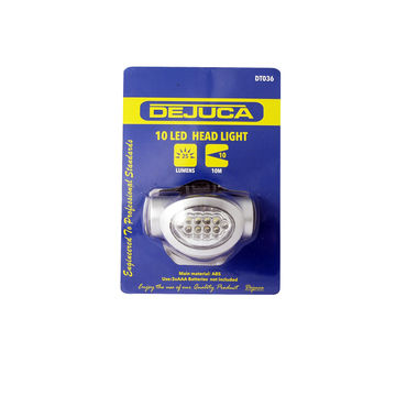 Dejuca - Head Lamp - 10 Led + Batteries - 2 Pack