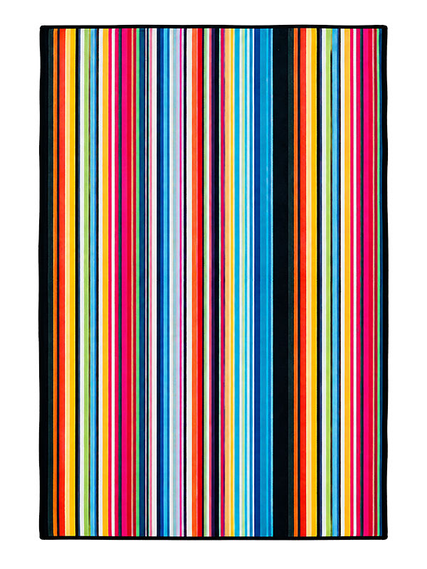 Beach Towel 0700 - Design 177 - 090x180cms - 3 Stripe Mix - 700gms - Option 06