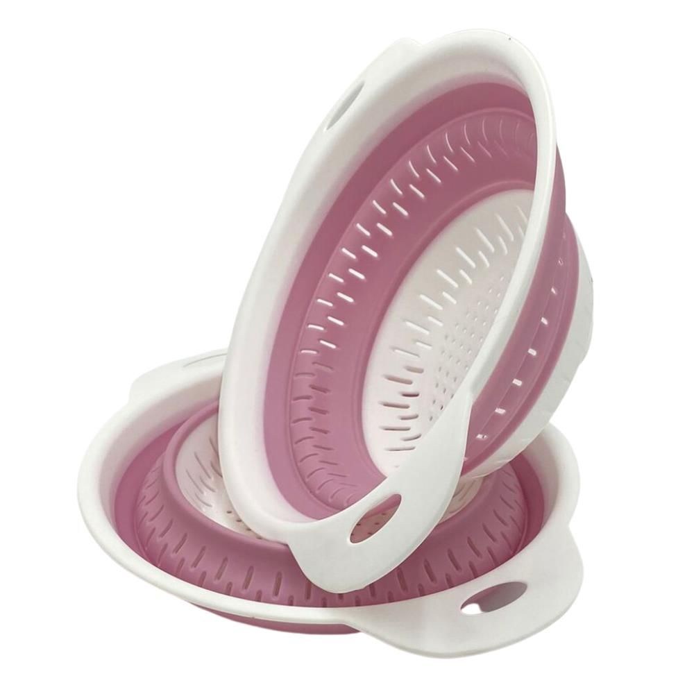 Set of 2 round Collapsible Silicone dish