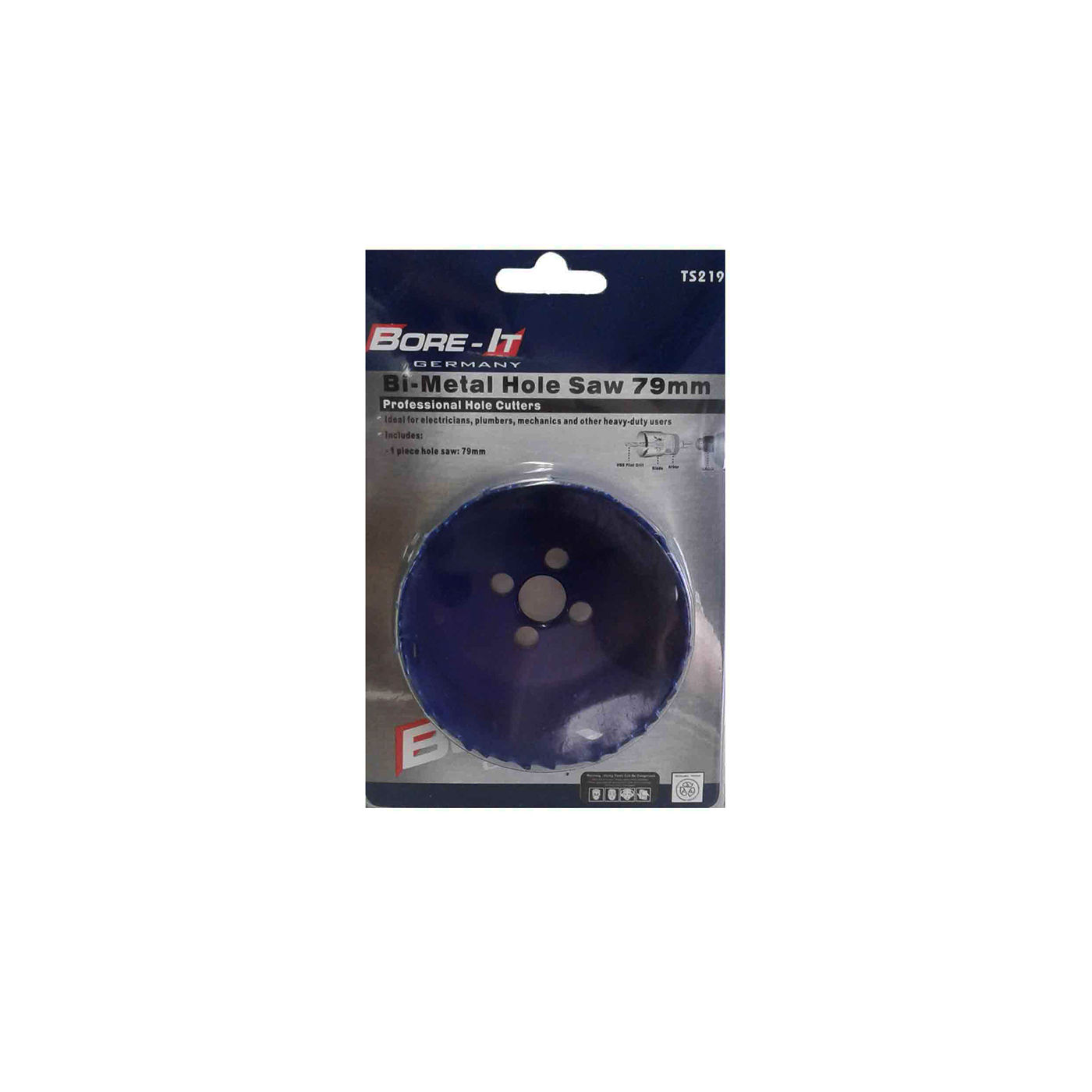Bore-it - Hole Saw - Bi-metal - 79mm - 6 Pack