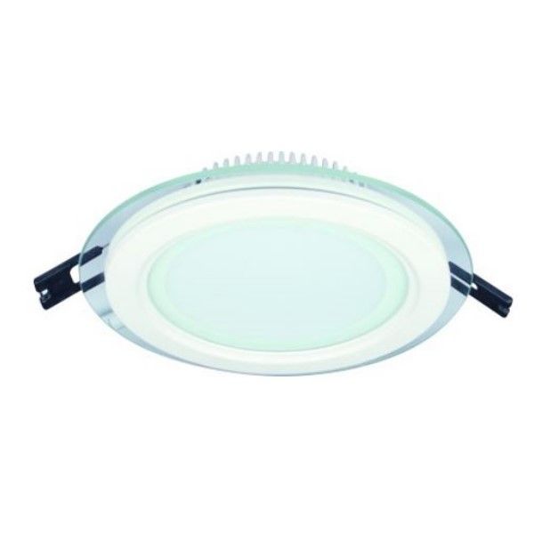 12W 85-265V 100mm Diameter Round C/W Glass LED Downlight 3000K
