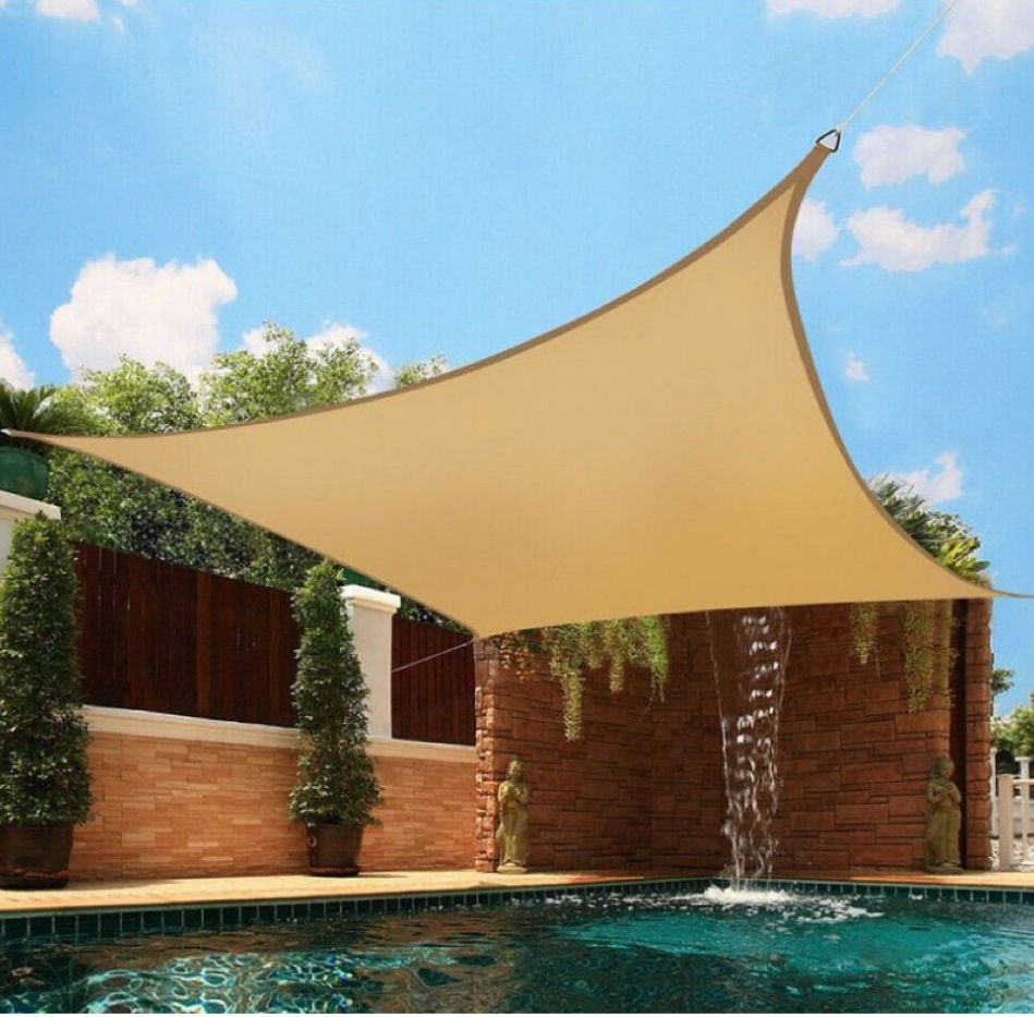 Sun Shade Sail Rectangular 5X3M - BEIGE