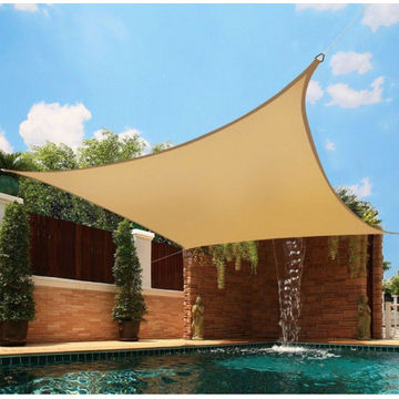 Sun Shade Sail Rectangular 5X3M - BEIGE