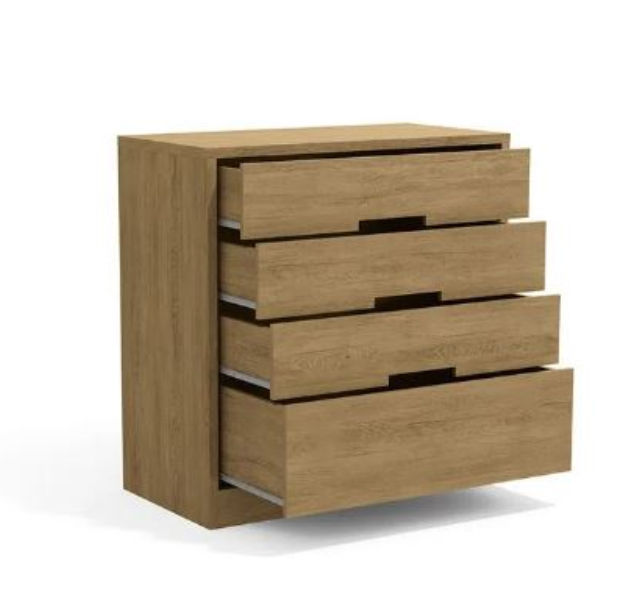 Castillo Chest Of 4 Drawers -Brown