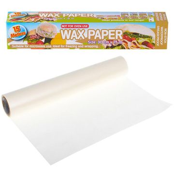 Disposable Roll Wax Paper 30cmx15m - 10 Pack