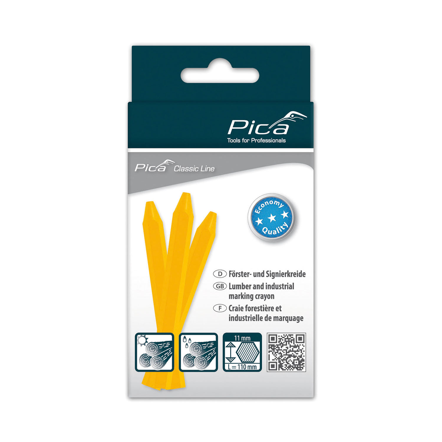 Marking Crayon Eco 11X110Mm Yellow