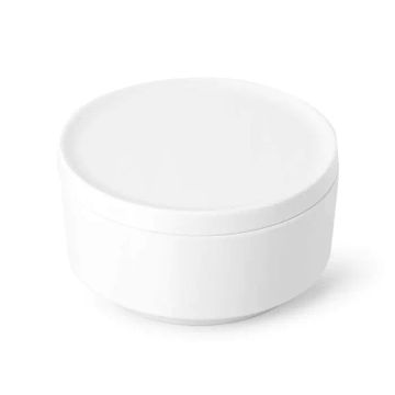 Storage Canister, Curvino Collection, Melamine, White