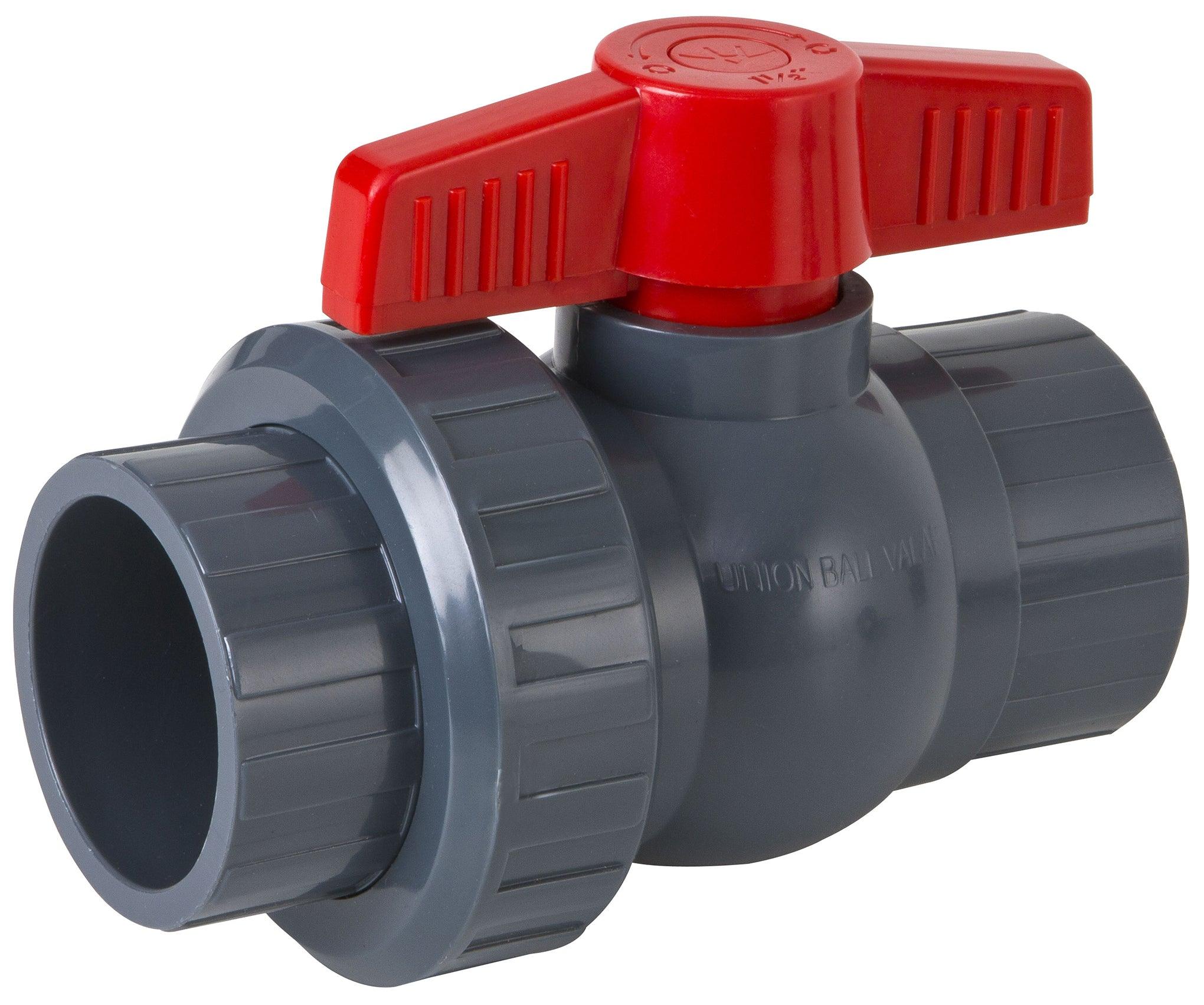 Speck Ball Valve 2 Way Red Handle (Plastic)