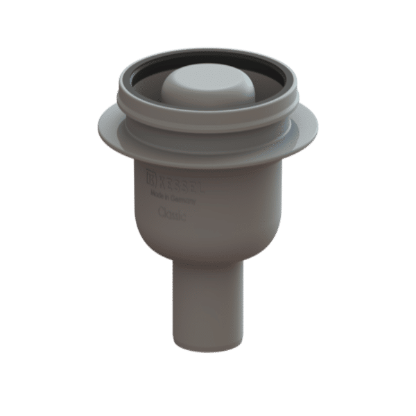 Drain body, Classic bathroom drain System 100, DN 50, Vertical outlet, Odour trap 50 mm