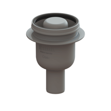 Drain body, Classic bathroom drain System 100, DN 50, Vertical outlet, Odour trap 50 mm