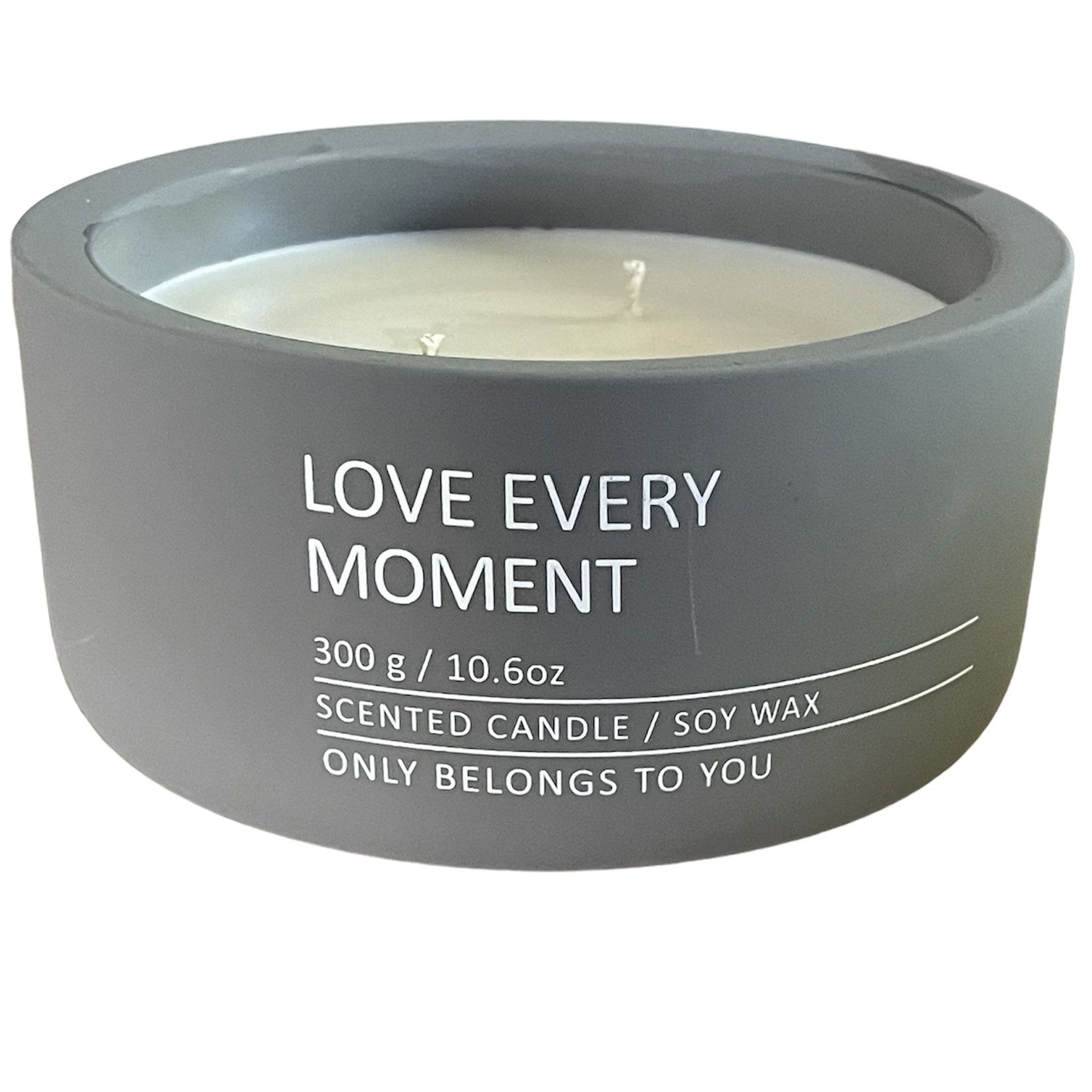 Aromatherapy concrete base large candle