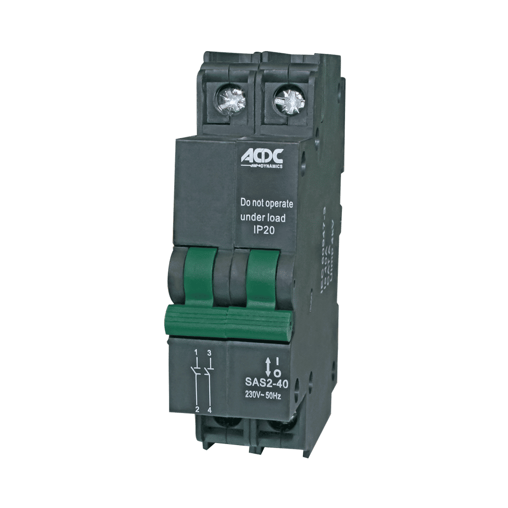 Isolator 2 Pole 13mm 63A