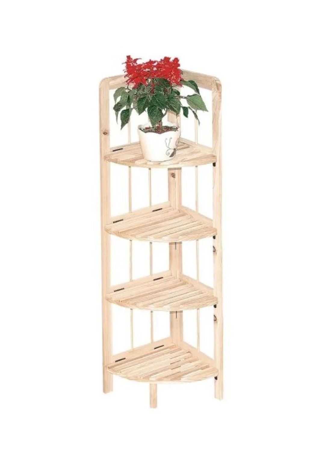 CornerBloom 4-Tier Shelf