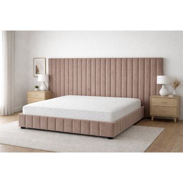 Ensuite Headboard & Base Beige - Double