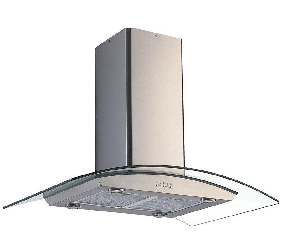 Falco 90Cm Island Flat S/Steel Extractor Fan FAL-90-I22S