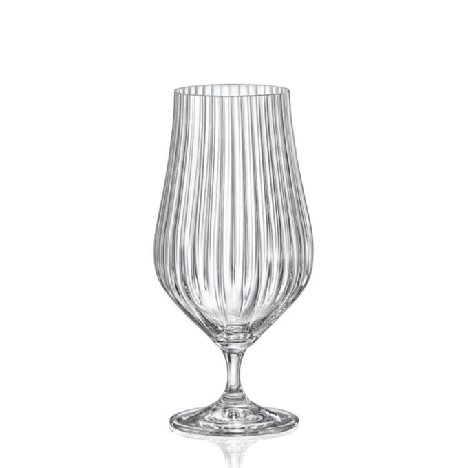 Tulipa Crystal Optic Beer Glass 540ml - Set of 6