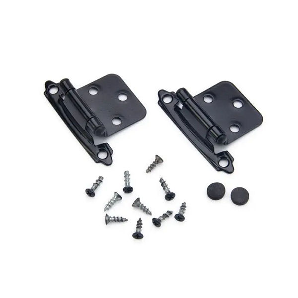 3 Knuckle, Spring Hinge, Black, 2 Pieces (10 Pieces)BY WOODLY