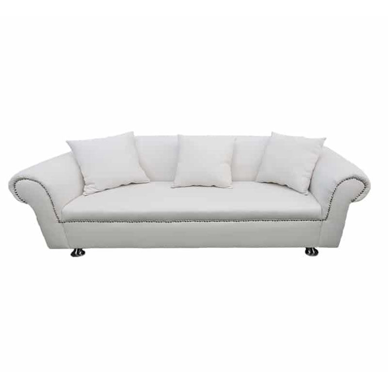 Vividitto - 3 Seater Wedding Couch Nepal White