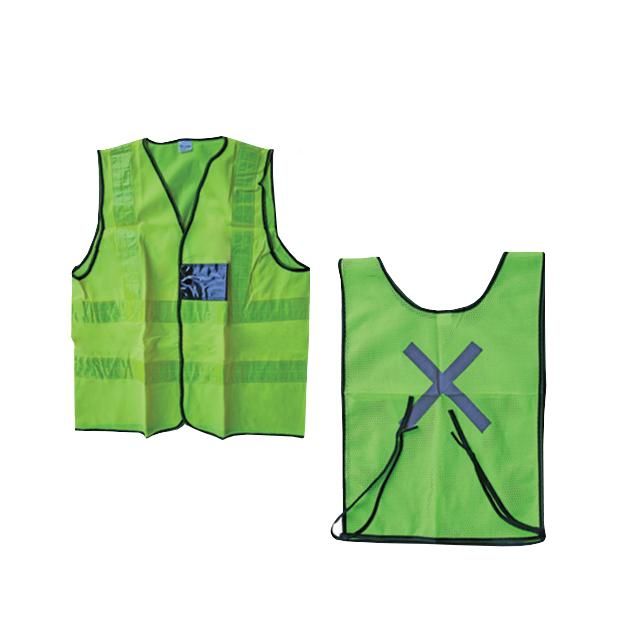 Reflective Waist Jacket Lime X-Large - 3 Pack