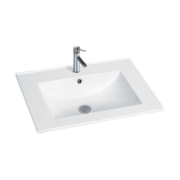 VANITY BASIN - WHITE - 600X480X190MM