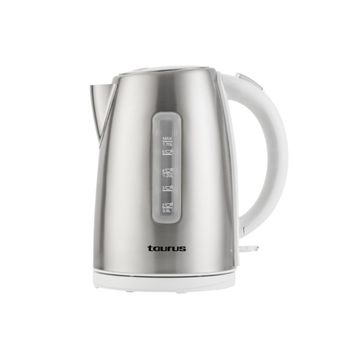 Taurus Kettle 360 Degree Cordless Stainless Steel With White Trim 1.7L 2200W